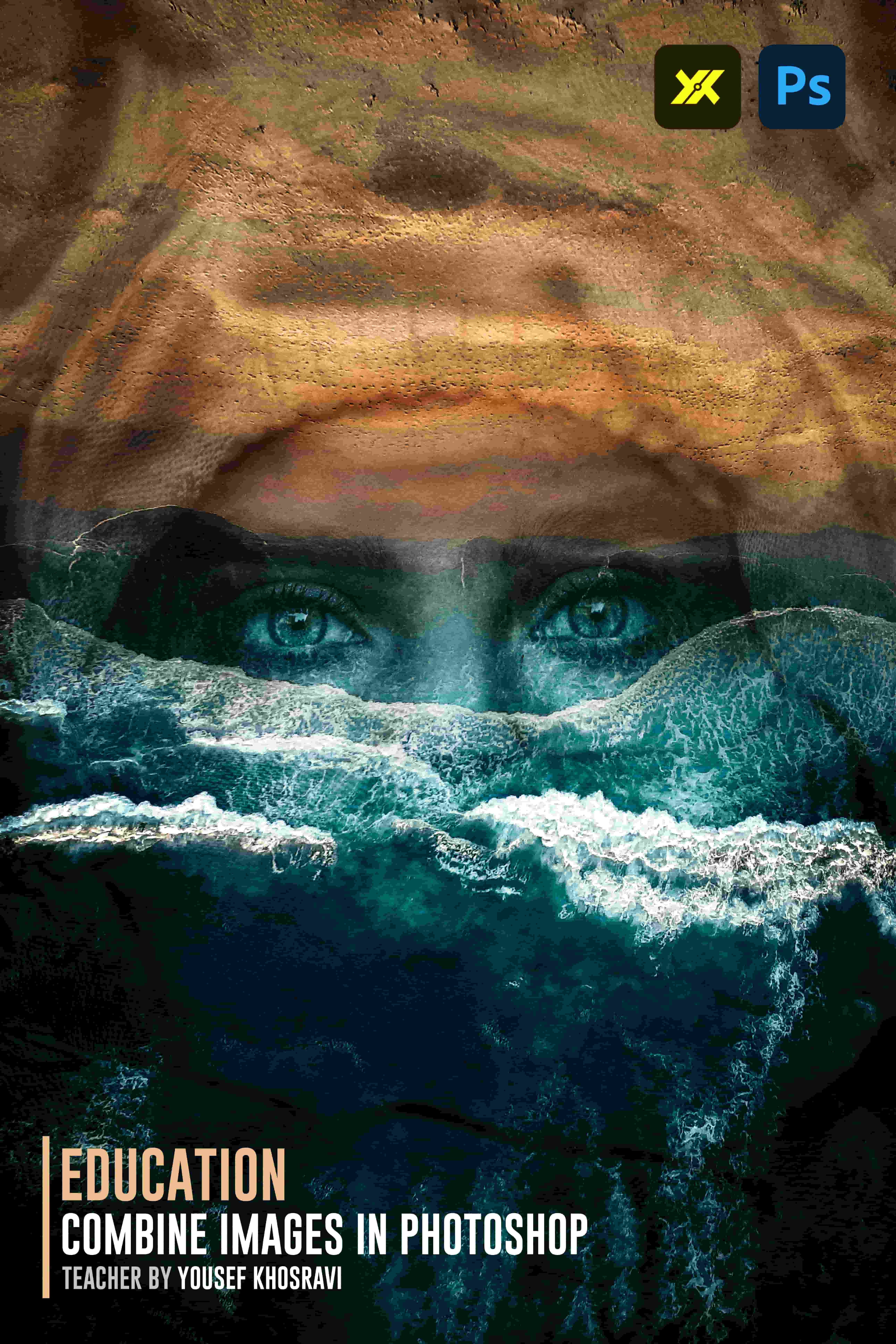 Photomontage Sea woman Design By @ikhosravy